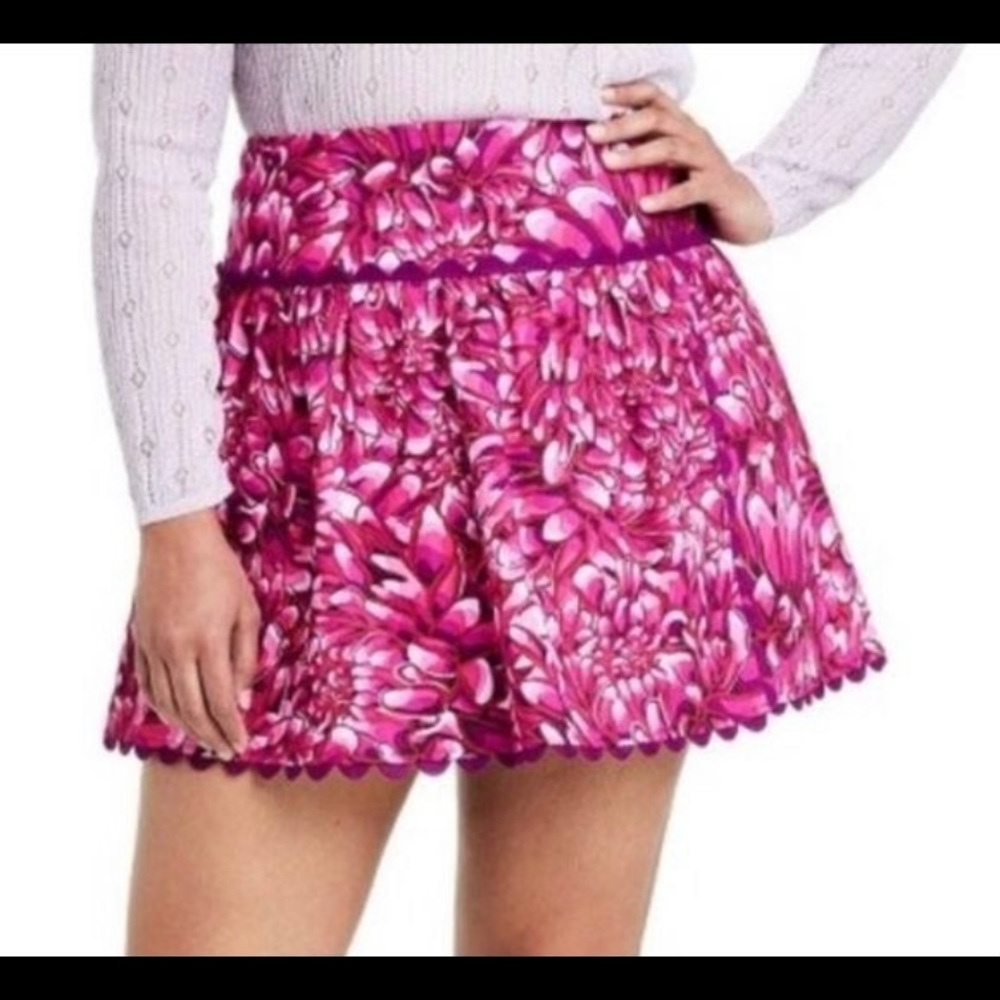 Mum Floral Scallop Edge Mini Skirt - Kika Vargas x Target Pink